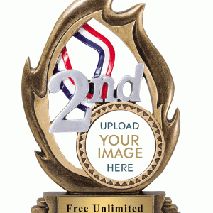 第二名火焰定制插入獎杯