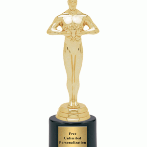 圓形底座上的經典獎杯