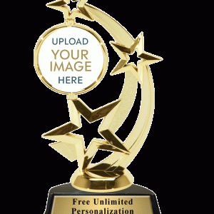 金色 Astro Spinner 定制插入獎杯