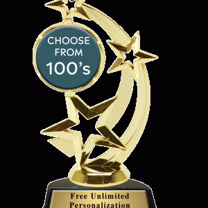 金色 Astro Spinner 插入獎杯