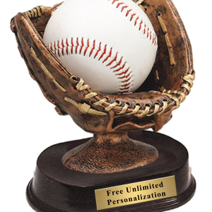 樹脂手套棒球獎杯