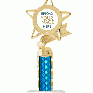 團隊精神絲帶明星定制插入獎杯